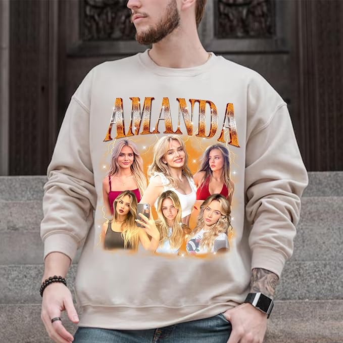 H-DEWALL Custom T Shirts Mineral Wash Tshirt Bootleg Rap Tee Customized Gifts - Image 7
