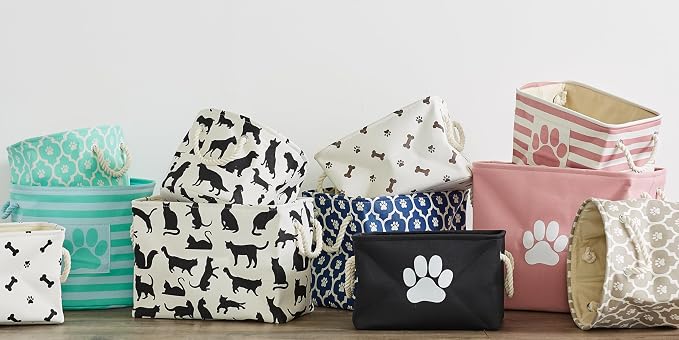 Bone Dry Pet Storage Collection Lattice Paw Print, Medium Rectangle - Image 6