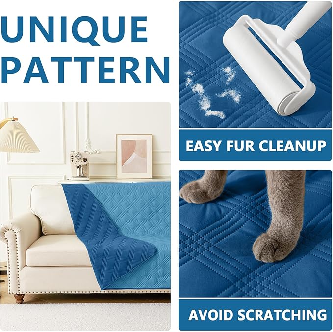 hyha Waterproof Dog Blanket, Reversible Pet Bed Blanket, Soft Sofa Couch Cover - Image 3