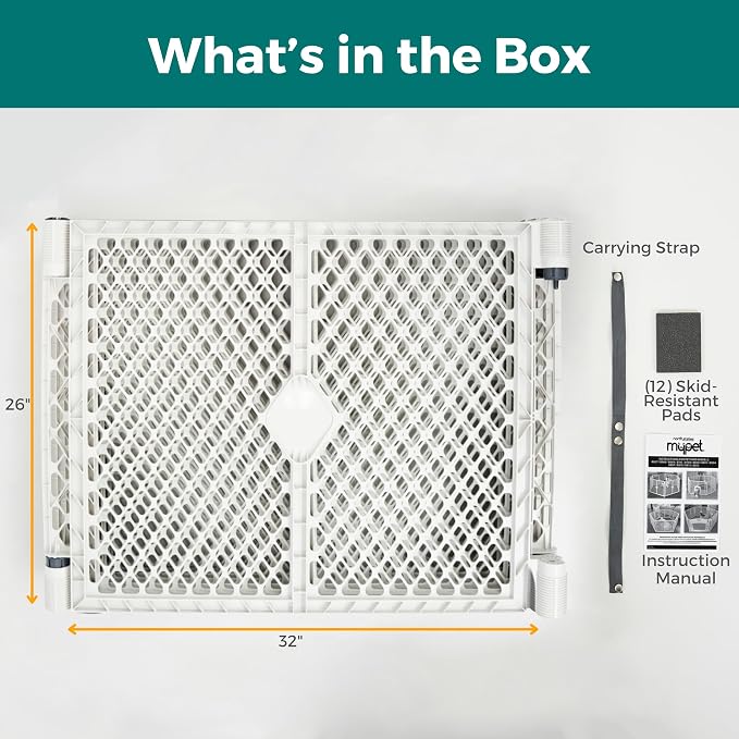 MyPet North States Petyard Plus: 5.5 Ft. Wide Folding Dog Playpen Indoor or - Image 9