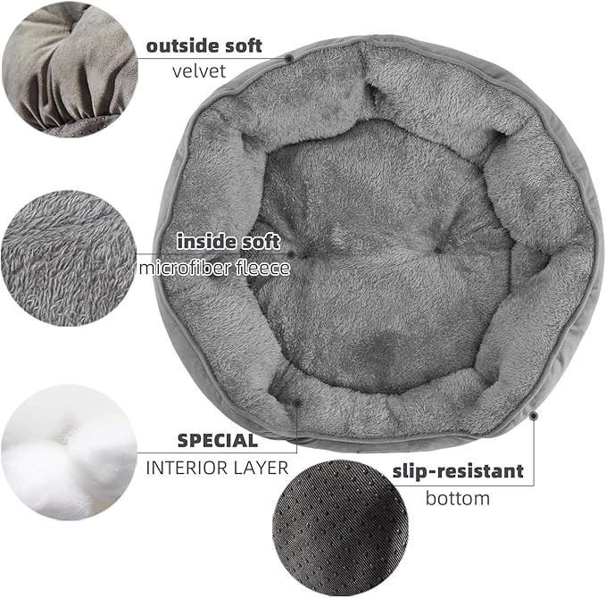 Asvin Small Dog Bed for Small Dogs, Cat Beds for Indoor Cats, Pet Bed for Puppy - Image 4