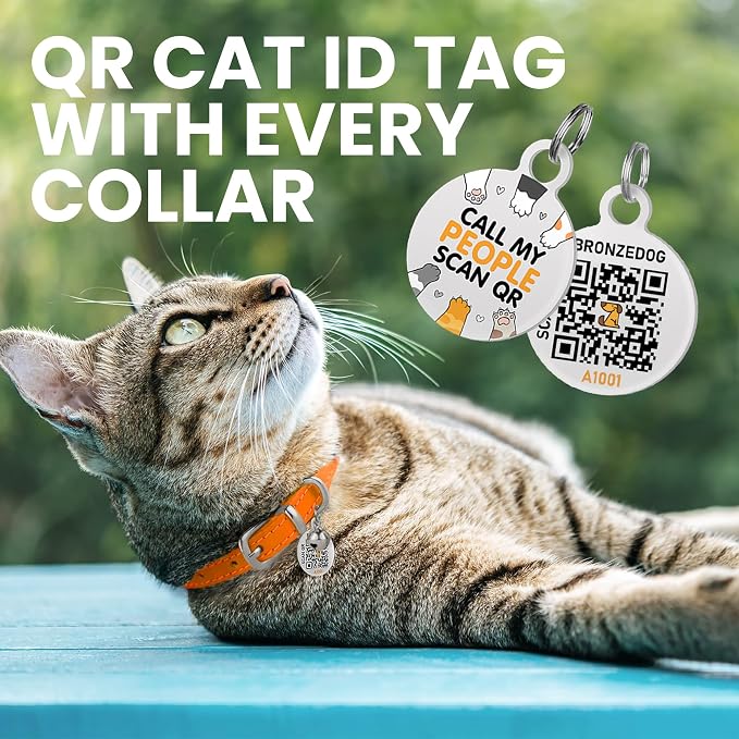 BRONZEDOG Leather Cat Collar - Image 3