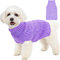 Dog Sweaters for Small Dogs Knit Puppy Sweater Fall Winter Dog Clothes Warm by Puppishy