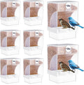 8 Pcs No Mess Bird Feeder Parrot Automatic Feeder Bird Seed Container Water by GlikCeil