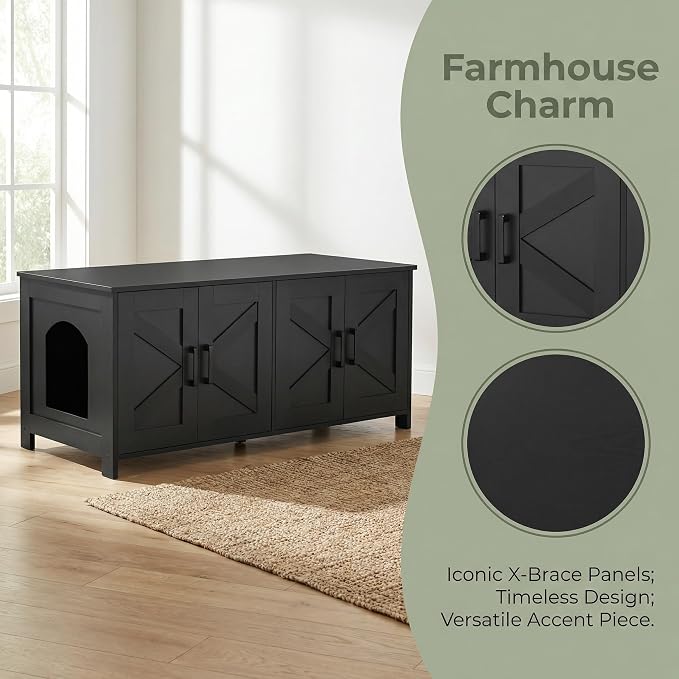 Homhedy Cat Litter Box Enclosure - Image 8