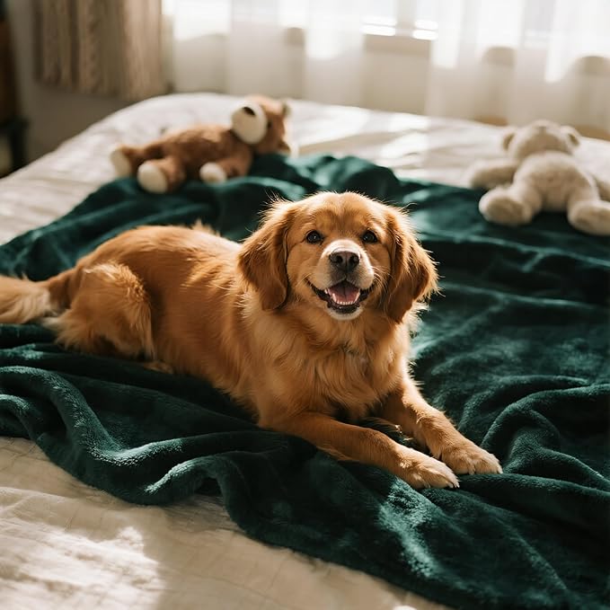 gogobunny Waterproof Bed Blanket, Reversible Sherpa Fleece Throw Blanket - Image 7