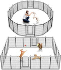 Dog Playpen 40 inch 22 Panels Indoor Outdoor Dog Pen by Jhsomdr