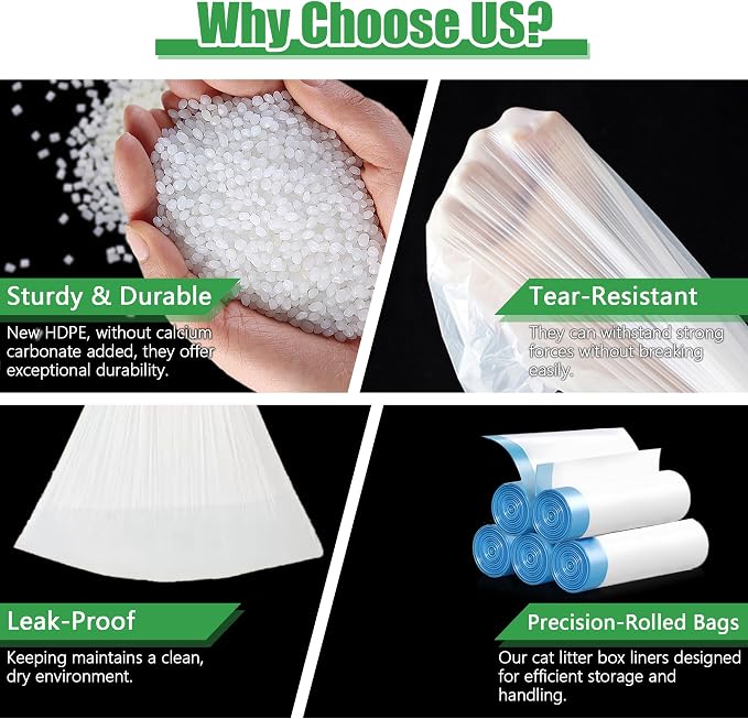 80 Count Cat Litter Box Liner for Automatic Cat Litter Box and Litter Box Robot - Image 5