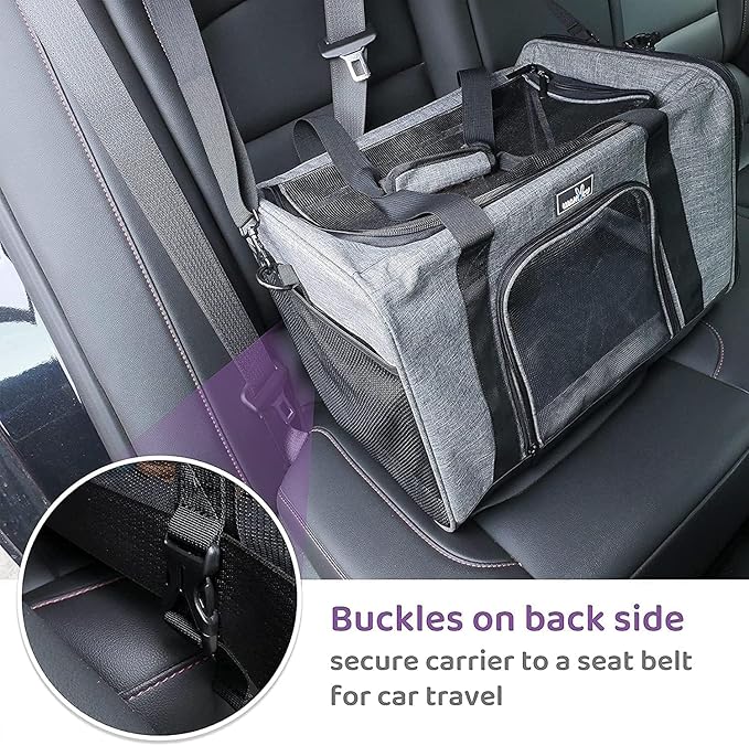 Pet Carrier for Medium Large Cats and Dogs, Dog Carrier Travel Bag - Image 5