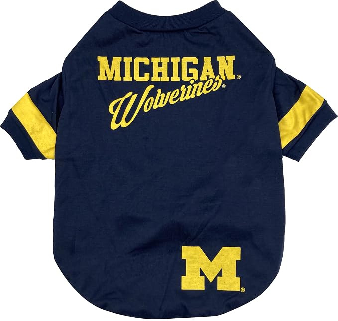 Pets First NCAA Michigan Wolverines T-Shirt by PETSFIRST