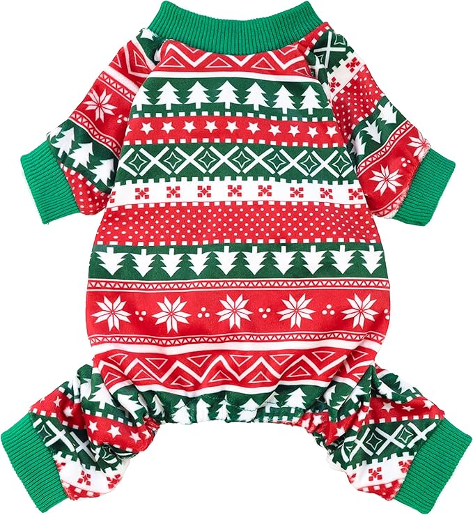 Fitwarm Dog Christmas Outfit, Dog Pajamas, Dog Winter Clothes by Fitwarm