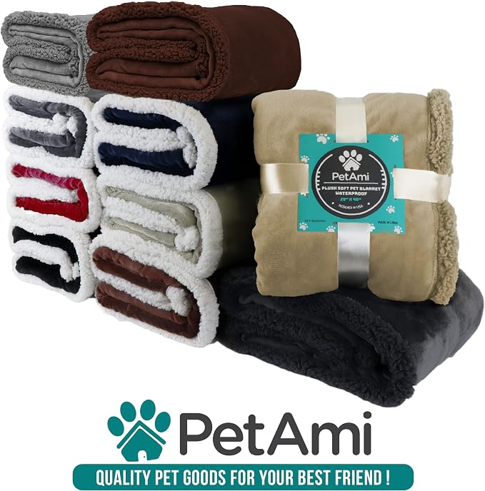 PetAmi Waterproof Dog Blanket for Medium Large Dog Puppy Cat Throw for Couch - Image 9