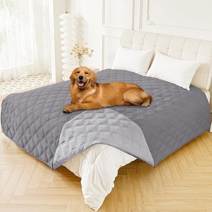 Smiry Waterproof Dog Bed Cover Blanket 82x102, Soft Reversible Pet Blanket by Smiry