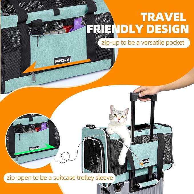 Cat Carrier Soft-Sided Travel Bag - Image 5