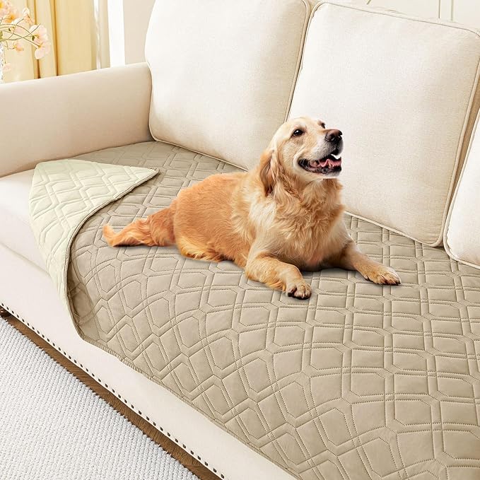 hyha Waterproof Dog Bed Blanket, Soft Pet Blankets, Waterproof Couch Cover by hyha