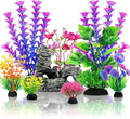 Fish Tank Accessories Aquarium Decorations Plants, Aquarium Decor Plastic Plants by QUOZUO