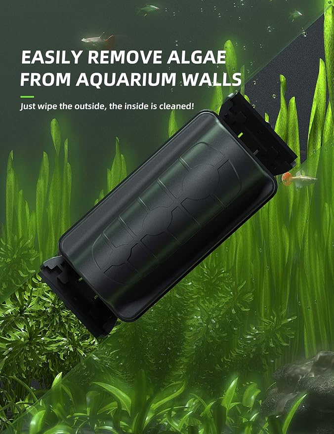 Jasonwell Magnetic Aquarium Fish Tank Cleaner Magnet Scraper - Image 3
