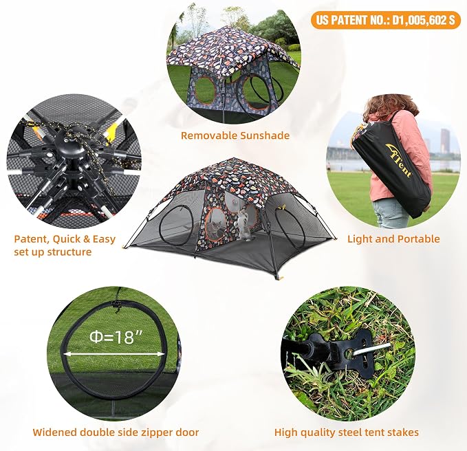 Outdoor Cat Play Tent for Indoors and Outdoors - Image 7