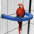 U Shape Parrot Perch Stand Toy Bird Platform Sand Paw Grinding Clean Stick by FrgKbTm