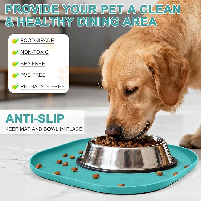 Small Silicone Pet Food Mat - Image 3