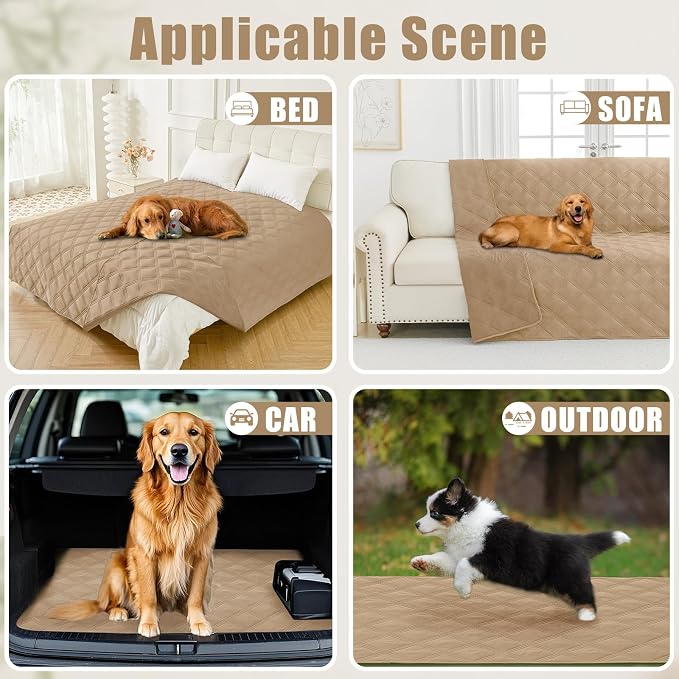 Smiry Waterproof Dog Bed Cover Blanket 40x50, Soft Reversible Pet Blanket - Image 5