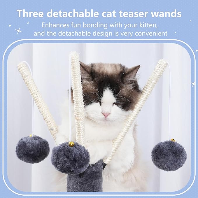 Hey-brother Cat Tree Tower, Scratching Posts - Image 3