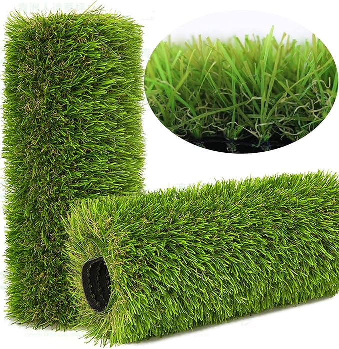 Artificial Grass Rug Outdoor Indoor 3FTX53FT Fake Grass Carpet Green Synthetic by NINXIANG