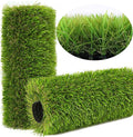 Artificial Grass Rug Outdoor Indoor 13FTX90FT Fake Grass Carpet Green Synthetic by NINXIANG