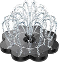 Yzert Solar Fountain Flower Shape-No Battery, Glass 3.5W Solar Water Fountain by Yzert