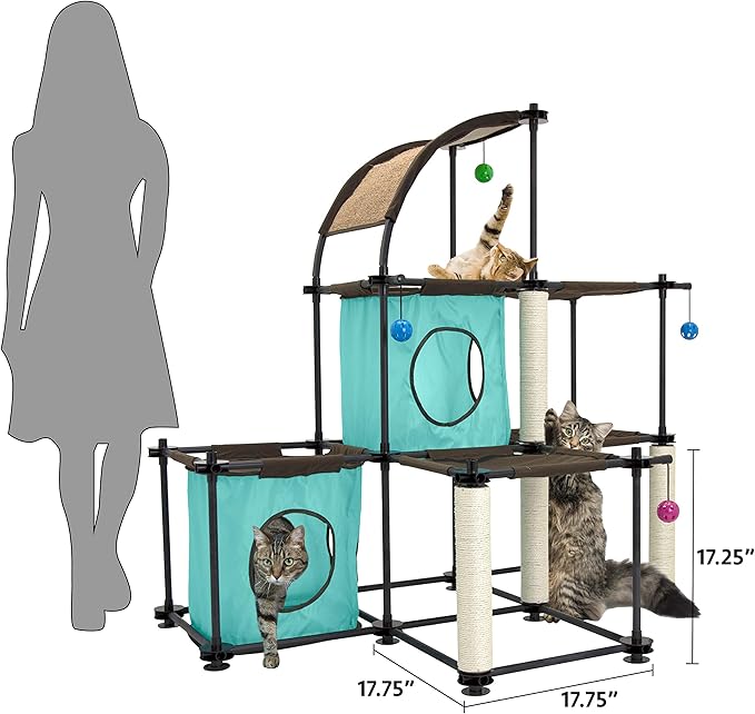 Kitty City Claw Indoor Mega Kit Cat Furniture, Corrugate Cat Scratcher - Image 5