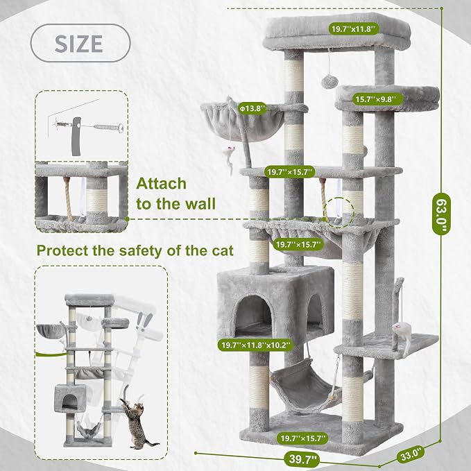 Cat Tree, Cat Tower for Large Cats - Image 7