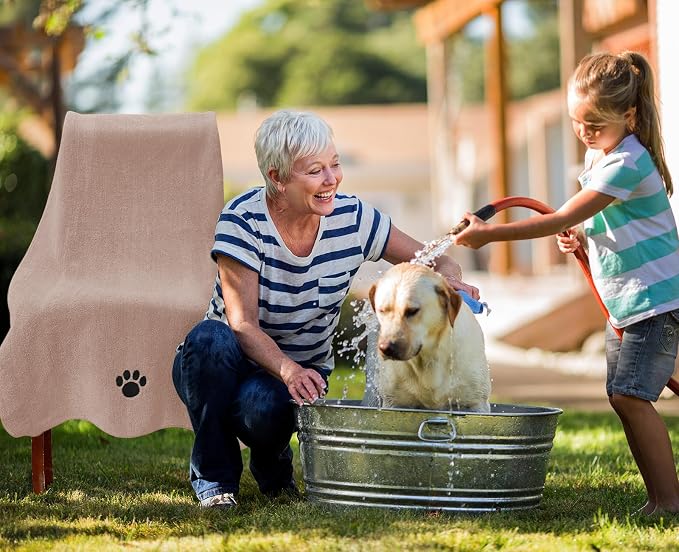 3 Pack Microfiber Dog Towels for Drying Dogs, Super Absorbent and Soft Pet - Image 6