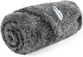 PetAmi Dog Blanket for Small Dogs Grey, Fluffy Soft Puppy Blanket, Sherpa by PetAmi