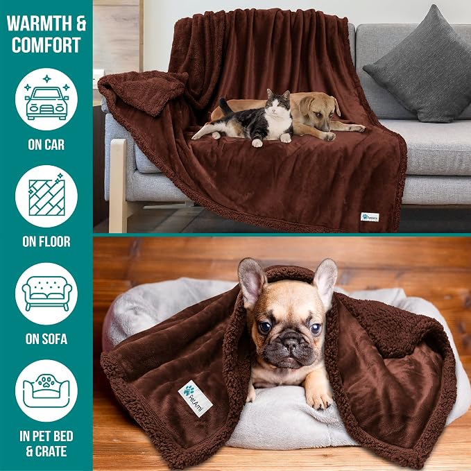 PetAmi Dog Blanket for Medium Large Dogs, Pet Bed Blanket Cat Puppy Kitten - Image 5