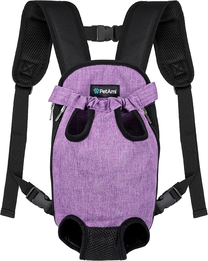 PetAmi Dog Carrier Backpack, Adjustable Dog Pet Cat Front Carrier Backpack | by PetAmi