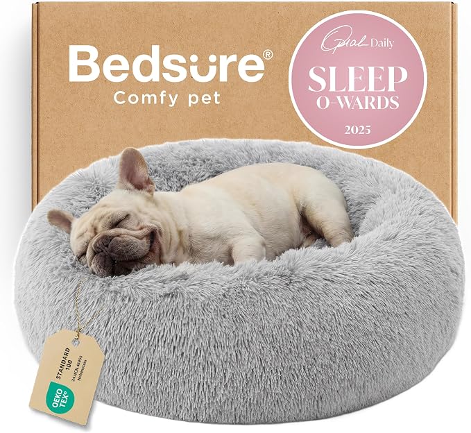 Bedsure Calming Dog Bed for Medium Dogs by BEDSURE