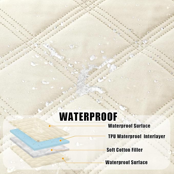 Smiry Waterproof Dog Bed Cover Blanket 40x80, Soft Reversible Pet Blanket - Image 2