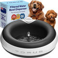 Filtered Portable Dog Water Dispenser, 2L / 68oz, Automatic Pet Water Dispenser by TORUSPET