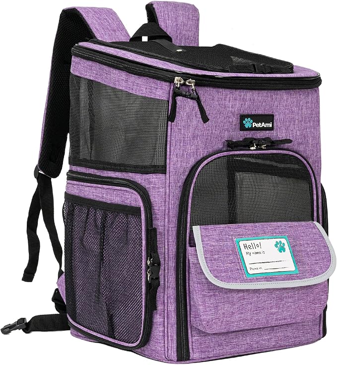 PetAmi Dog Backpack Carrier, Airline Approved Cat Backpacks by PetAmi