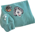 NAZENTI Custom Photo Pet Embroidered Sweatshirt, Custom Dog Face Embroidered by Nazenti