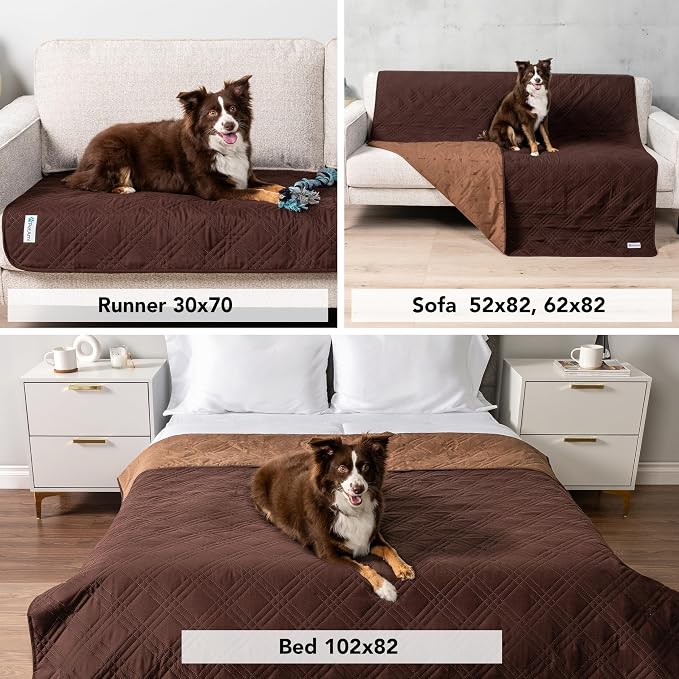PetAmi Waterproof Couch Cover for Dogs, Reversible Furniture Protector for Pet - Image 4