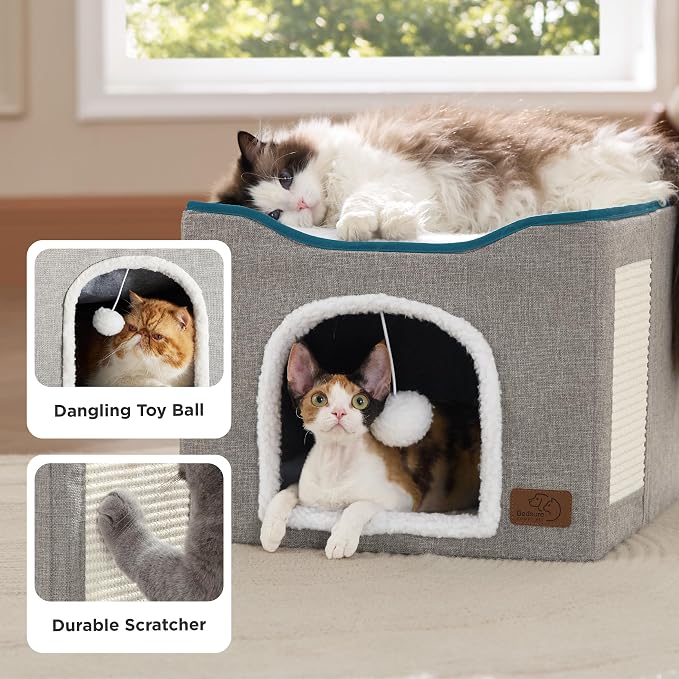 Bedsure Cat Beds for Indoor Cats - Image 3