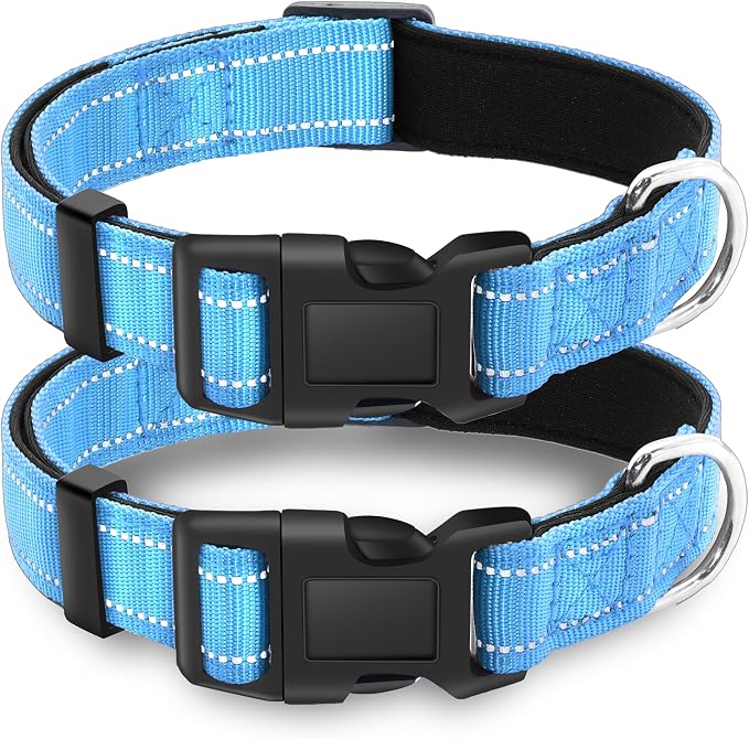 2 Pack Reflective Dog Collar by LIEVUIKEN