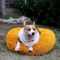 Calming Dog Bed for Medium Dogs Washable Donut 30 inches Anti-Slip Pet Bed by nononfish