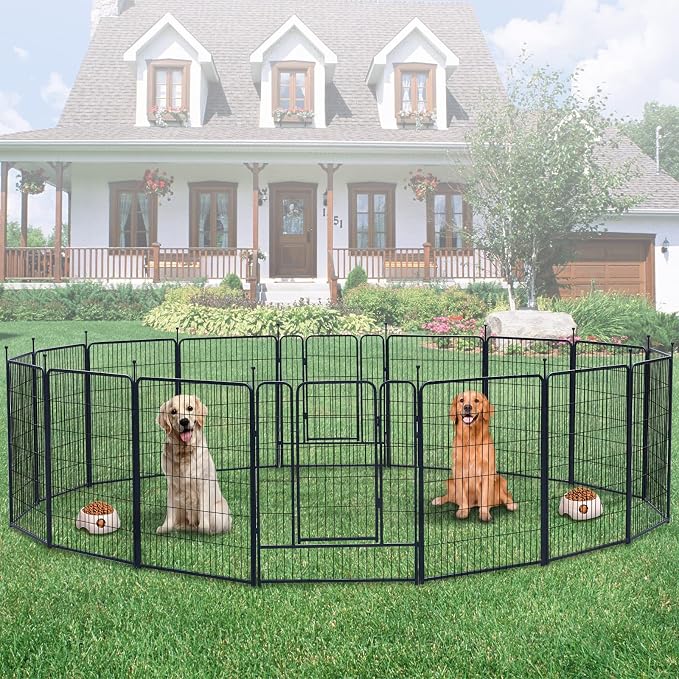 Dog Playpen, Portable Outdoor Dog Fence, Dog Playpen - Image 6