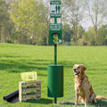 Dog Waste Station Outdoor, Pet Waste Disposal Station Rustproof Aluminum by MetaTeel