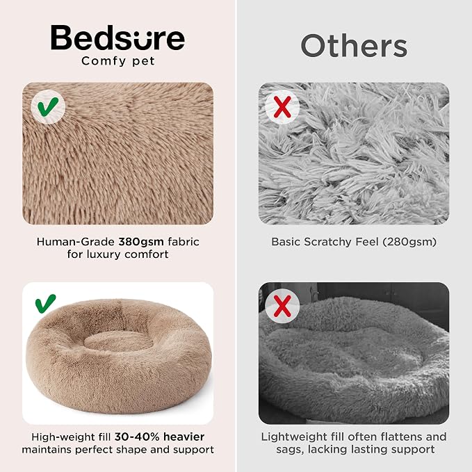 Bedsure Calming Dog Beds Large Sized Dog - Image 3