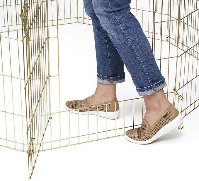 MidWest Homes for Pets Folding Metal Puppy / Dog Exercise Pen, Indoor/Outdoor - Image 8