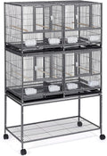 Yaheetech Stackable Divided Breeder Breeding Parakeet Bird Cage by Yaheetech