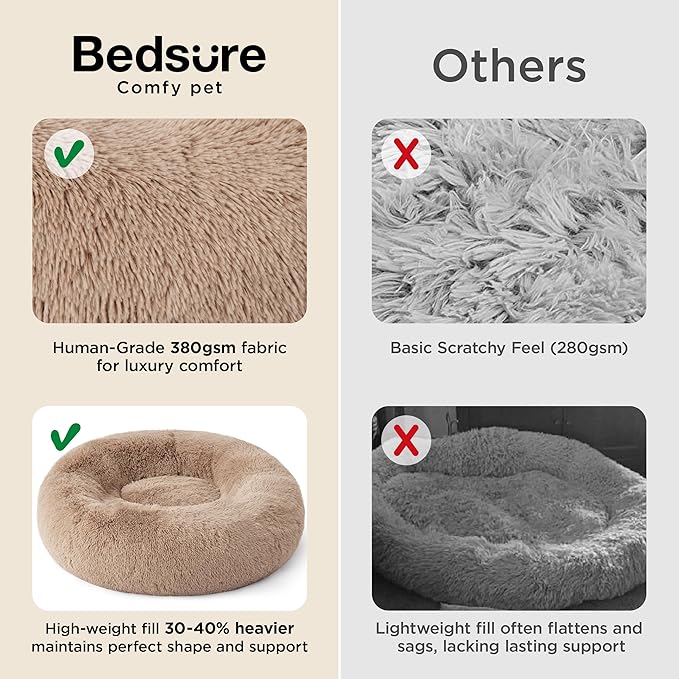 Bedsure Calming Dog Bed for Small Dogs - Image 3